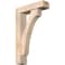 Ekena Millwork Legacy Block Smooth Bracket w/ Offset Brace, Douglas Fir, 5 1/2"W x 20"D x 32"H BKT0604X20X32LEC05SDF - alternate 1